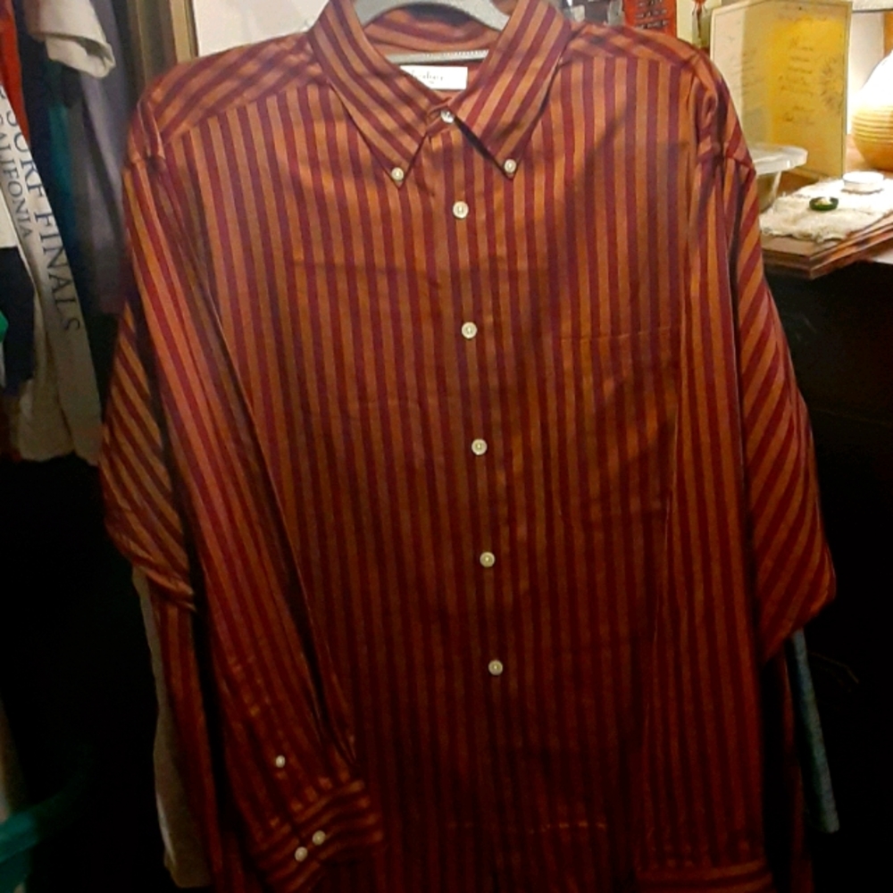 Turnbury striped button up dress shirt